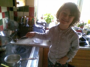 cooking with kids