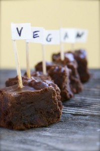vegan chocolate brownie