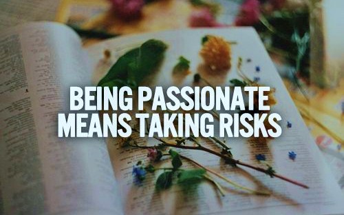 the risk of not taking any risks