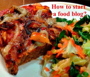 start a food blog today