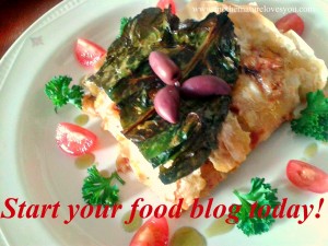 start your food blog today
