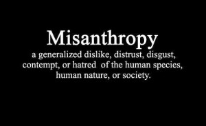 vegan misanthropy