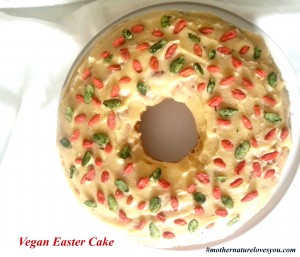 vegan easter cake
