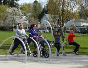 many outdoor fitness parks in Netherlands